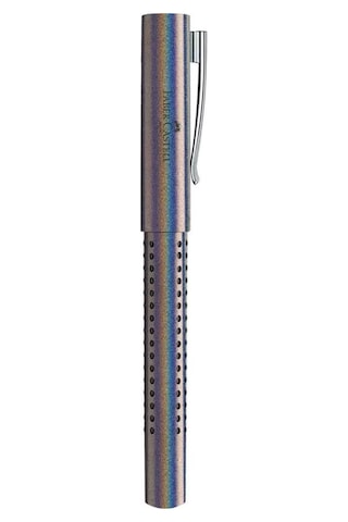 Faber Castell Grip Dolmakalem M Uç Gri Işıltılı Çok Renkli