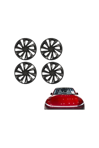 Tesla Juniper Elara Jant Kapağı Seti 19 İnç Mat Siyah