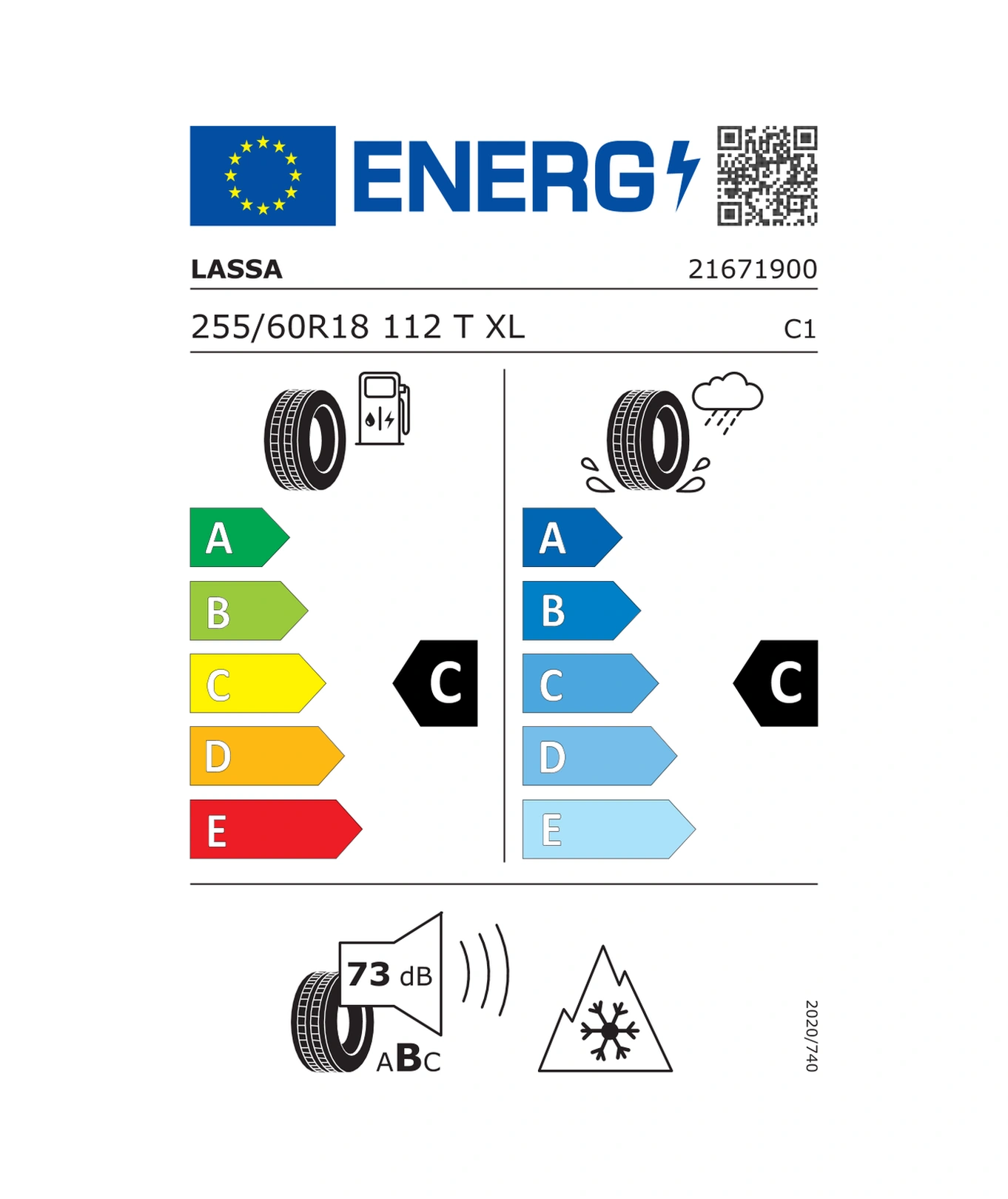 Lassa 255/60R18 112T XL Competus A/T3 Yaz Lastiği 2025