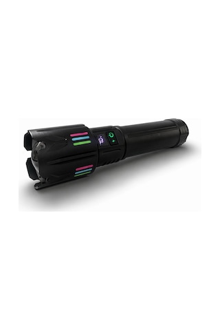 Bedotech Bd-5501 50w Tg Led Alüminyum Alaşımlı Zoomlu Dijital Göstergeli Type-c Şarjlı El Feneri Çok Renkli