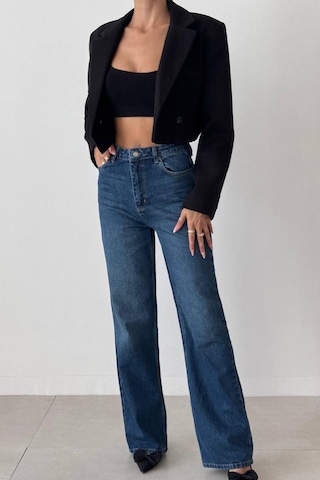 Lacarino 7714 W.leg Kadın Jean Pantolon Dark Blue