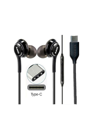 AKG 345YGDSDVBNJU Type-C Kulak İçi Kulaklık