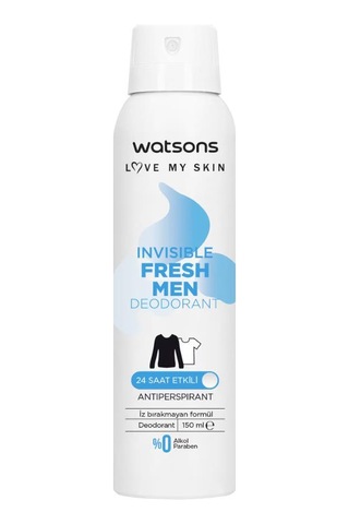 Watsons Invisible Flower 150 Ml X2 Ve Fresh Men 150 Ml X2 Deodorant Seti Fresh