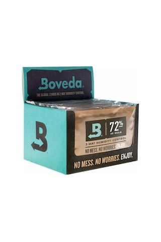 Boveda 72 60g Humidor Puro Kutusu Nemlendirici 12li Paket Saf Su Ve Jel li
