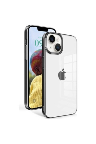 Apple Uyumlu iPhone 14 Kılıf Zore Sun Kapak Siyah