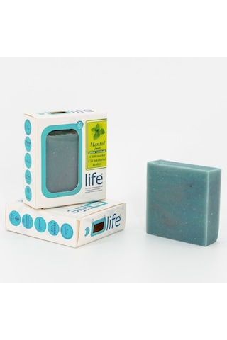 Olife Soap Doğal El Yapımı Mentol Kokulu Sabunu 3 x 100 G