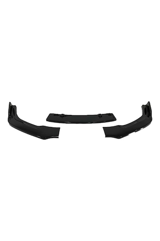 Skoda Octavia Mk3 Ön Lip Piona Black 3 Prç 2013-2020 Ön Karlık