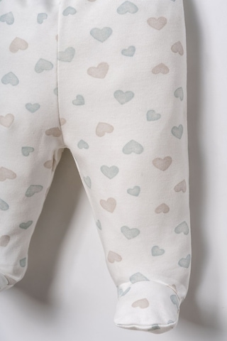 U.S. Polo Assn. Nakışlı Kız Bebek Cute Hearts Beyaz Hastane Çıkışı 5 Li Set Usb3201-c-v1 Usb3201-c-v1