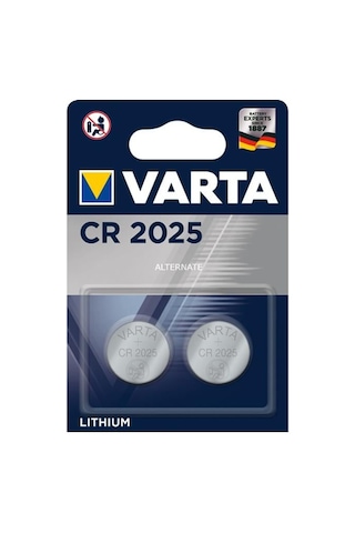 Varta Cr 2025 3 Volt Lityum Pil 2'li