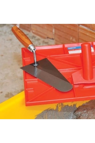 Mey İthalat Dekor 064 Ahşap Saplı Sıvacı Malası 26 Cm Çok Renkli
