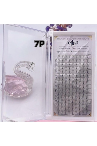 Ellea 7d Çek-bırak Hazır Volüm İpek Kirpik 0.7 D Kıvırım 8-15 Mm