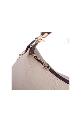 Nas Bag Kadın Mini Omuz Ve Çapraz Çanta Örgülü Askılı En: 23 Cm , Boy: 14 Cm Kum Kahve Lopez