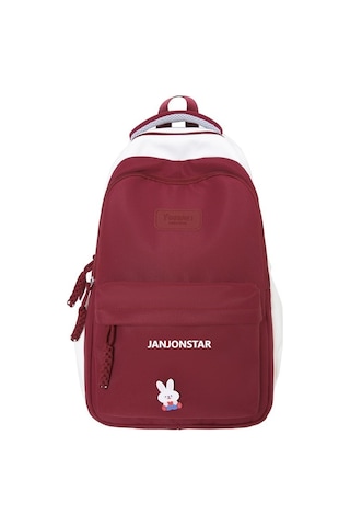 Genç Kızlar İçin Şık Ve Konforlu Ortaokul Lise Üniversite Öğrenci Sırt Çantası 2023 Yeni Tasarım Okul Çantası Modelleri Kirmizi