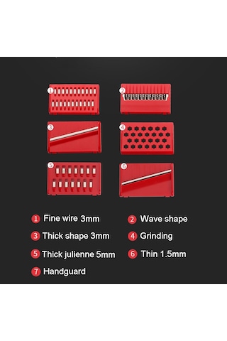 Sones Kacheeg Çok Amaçlı Sebze Doğrayıcı Mutfak Fırçalama Ve Parçalama Dilimleme Aletleri
