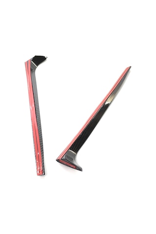 Youmex 2011-2017 Volkswagen Polo Arka Cam Spoiler, Karbon Desenli Ve Parlak Siyah, Gz.w0143-tw