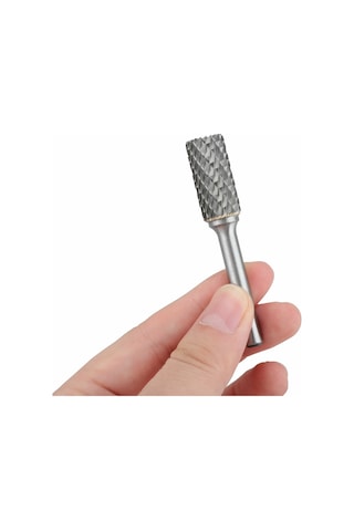 Moveevo Tungsten Carbide Çift Kesimli Freze Seti, 5 Adet, 6mm Saplı, Elektrik/pnömatik Araçlar İçin, 6-14mm Çap Aralığı