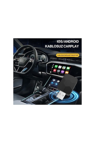 Kablosuz Carplay Ve Android Auto Adaptörü Usb Tak Çalıştır Araç Multimedya Dönüştürücü Wireless Carplay Dongle - 883201531 Kablosuz Carplay Ve Android Auto Adaptörü Usb Tak Çalıştır Araç Multimedya Dönüştürücü Wireless Carplay Dongle - 883201531