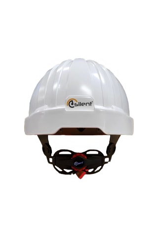 Silent Sl1108mf Alt Beyaz Baret Otomatik Ayarlı 4 Nokta Çene Kayışlı