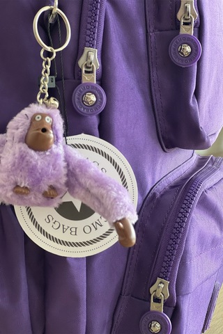 Nemo Bags Unisex Mor Sırt Okul Laptop Seyahat Çantası Mor