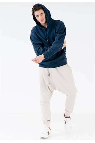 Jahr Marc Kordonlu Oversize Krem Erkek Şalvar Eşofman Altı Krem