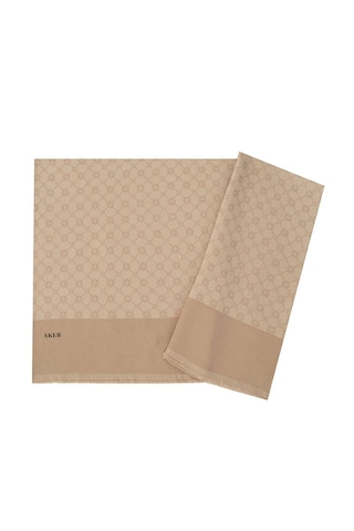 Aker Elegance Monogram Şal 1090100-982 Aker Elegance Monogram Şal 1090100-982