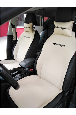 Volkswagen Nakışlı Ön Ikili Oto Koltuk Kılıfı