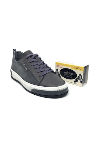 Taşpınar Lisans %100 Hakiki Nubuk Deri Ortopedik Erkek Günlük Sneaker Yazlık Ayakkabı Yeni Sezon 40-44 Gri
