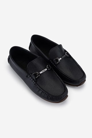 Valmenti Erkek Hakiki Deri Siyah Floter Loafer Ayakkabı 1202 500-221 Erk Ayk Y26 Sıyah Fltr