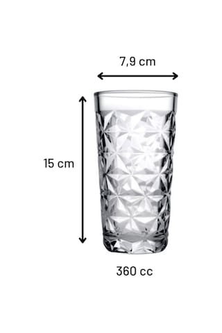 Paşabahçe 520605 Estrella Meşrubat Bardağı 360Cc - 12 Adet