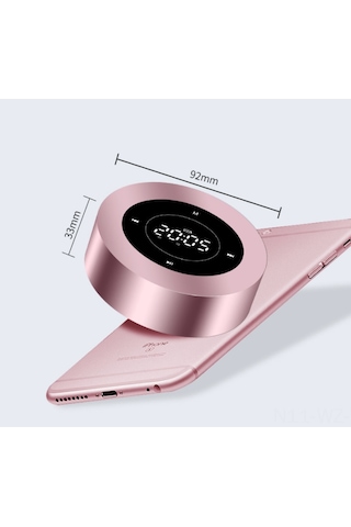 Wezone Küçük Boy Blütüz 5.0 Hoparlör, Dokunmatik Ekran, Mikrofonlu, 15 Saat Çalma Süresi, Hızlı Şarj Gül Altını