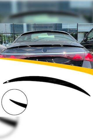 Mercedes Benz E Class W214 Amg Spoiler İthal Bagaj Üstü 2024+