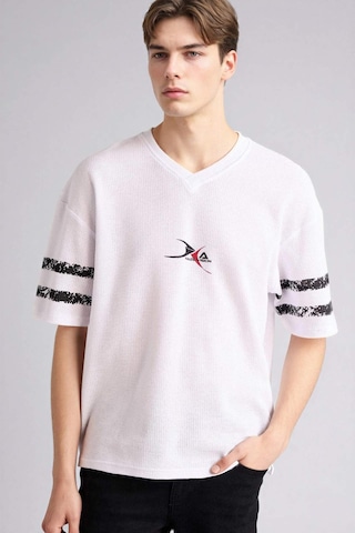 Defacto %100 Pamuk Loose Fit Tişört F8669ax26spwt34 Beyaz-wt34