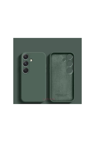 Samsung Galaxy S24 Plus Uyumlu Kılıf İçi Kadife Süet Dış Yüzey Pürüssüz Soft Doku Hissi Lansman Resimde Görünen