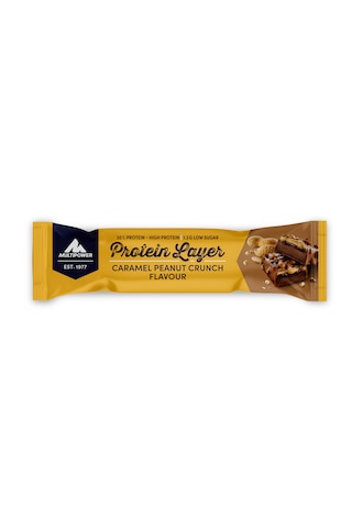 Protein Layer Çıtır Çıtır Karamel Fıstık Cruch Yüksek Protein Bar