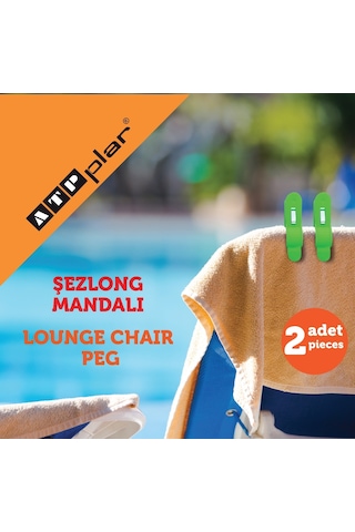 Şezlong Mandalı - 2 Paket - 4 Adet Mandal