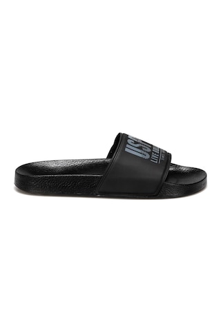 U.S. Polo Assn. U.s Polo Assn. Gusty Plaj Havuz Deniz Siyah Erkek Terlik Siyah