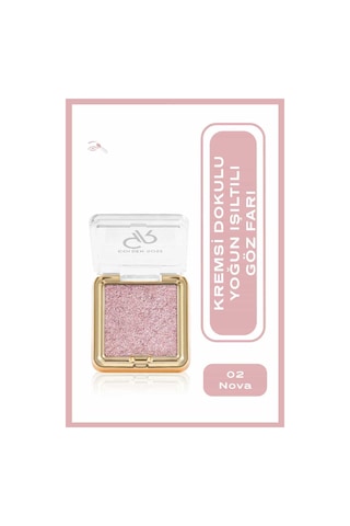 Glitter Glow Eyeshadow No:02 Nova - Simli Işıltılı Göz Farı 001