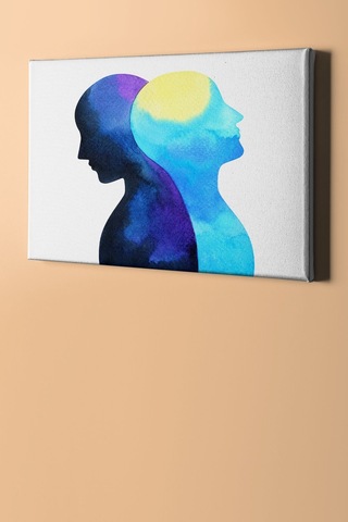 Webstyle Sayılarla Boyama Seti Kasnaklı Ruh Ikizi 60 X 75 Cm