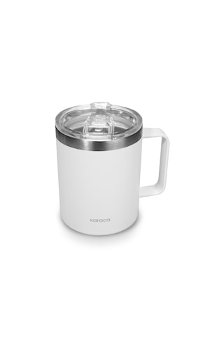 Karaca Thermal Çelik Mug 350 Ml Beyaz
