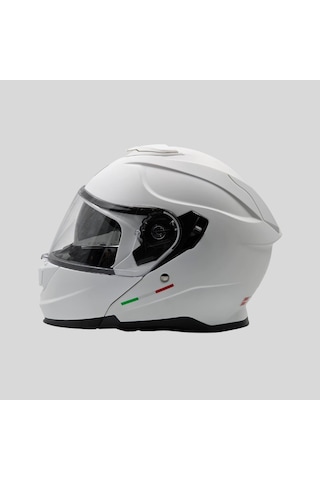 Arwic AR935 Mat Çene Açılır Ece-R 22.06 Motosiklet Kaskı Beyaz