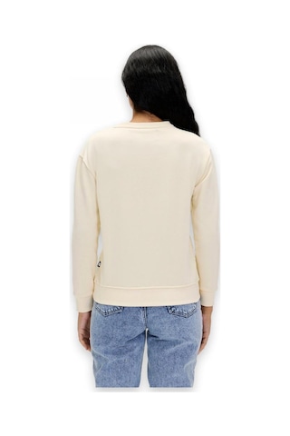 Bad Bear 24.04.12.002 Re-carina Crewneck Sweat Kırık Beyaz Unisex Sweatshirt Kırık Beyaz