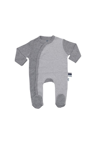 Organicera Organik Yenidoğan Set - 3 Parça , Gri-melanj Grey Melange