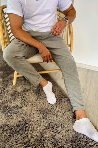 Saklımoda Chekcich Jogger Pantolon Grı Çok Renkli