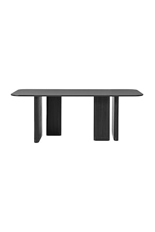 Nomada Ahşap Yemek Masası 95x180 Siyah