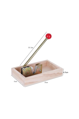 Premium Macadamia Nut Kraker Seti - Fındık İçin Kolay Kabuk Açıcı, Büyük Ahşap