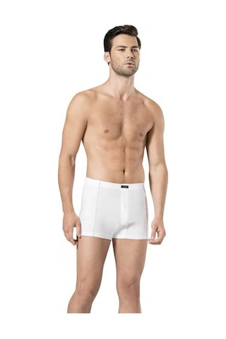 Pierre Cardin 405 Erkek 2'Li Penye Boxer-Beyaz - Xl Beyaz