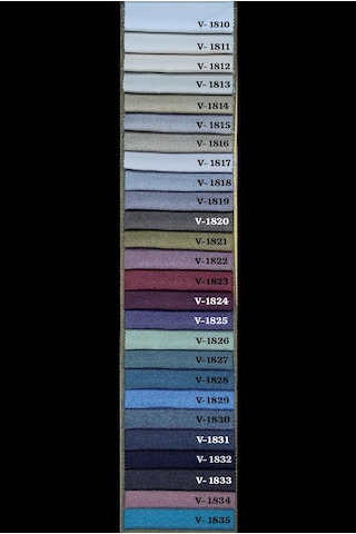 As Perde Keten Blackout Karartma Fon Perde Çok Renkli