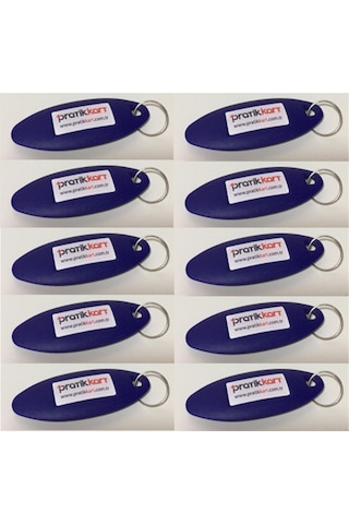 Pratik Balık Anahtarlık-Göstergeç Anahtarlık- Göstergeç Çip 40 Ad