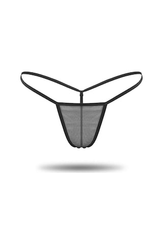 Siyah Tül Tanga Siyah