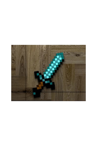 Minecraft Elmas Kılıç Maket